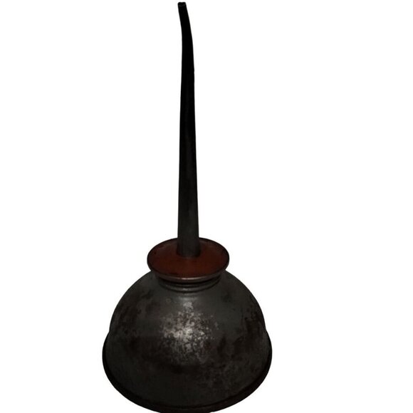 Vintage Metal Thumb Oil Can‎ with Long Spout - Picture 1 of 9
